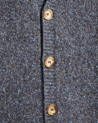 Phil Petter Wintercotton Tweed Cardigan Blue 10 5463