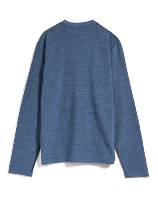 Phil Petter Double Face Crew Neck Sweater Blue 18 3620