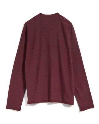 Phil Petter Double Face Crew Neck Sweater Burgundy 10 3625