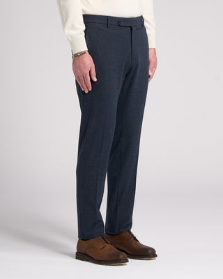 GTA Moda Washable Tech Flannel Tailored Fit Dress Pants Blue 2 5790