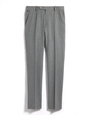 GTA Moda Washable Tech Flannel Tailored Fit Dress Pants Grey 2 3414