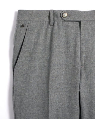 GTA Moda Washable Tech Flannel Tailored Fit Dress Pants Grey 3 3415