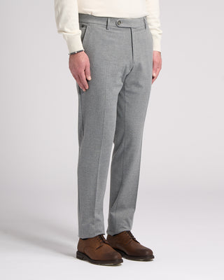 GTA Moda Washable Tech Flannel Tailored Fit Dress Pants Grey 5 5793