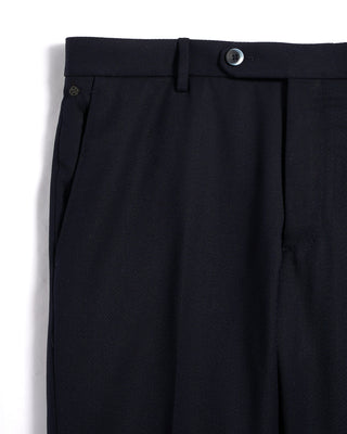 GTA Moda Easy Care Tech Wool Twill Regular Fit Dress Pants Navy 4 3419