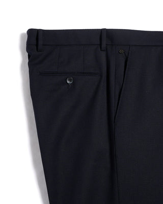 GTA Moda Easy Care Tech Wool Twill Regular Fit Dress Pants Navy 7 3422