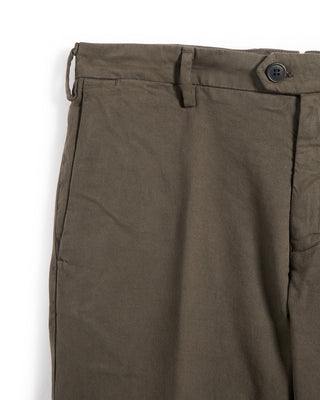 Masons New York Style Brushed Chinos Brown 2 5957