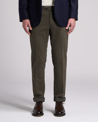 Masons New York Style Brushed Chinos Brown 2 5729