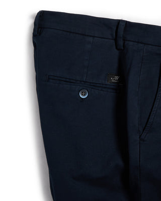 Masons Torino Brushed Twill Chinos Navy 13 5663