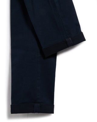 Masons Torino Brushed Twill Chinos Navy 14 5664