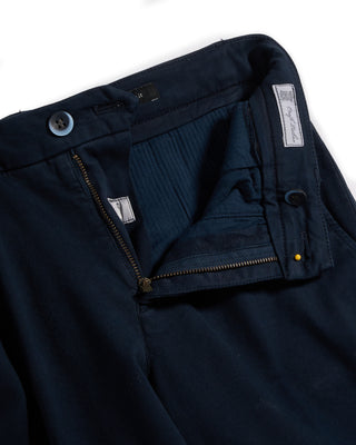 Masons Torino Brushed Twill Chinos Navy 8 5661