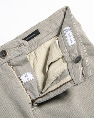Masons Torino Brushed Twill Chinos Silver 1 1 5898