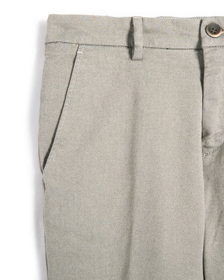 Masons Torino Brushed Twill Chinos Silver 1 5897
