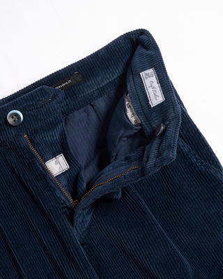 Masons Torino Mid Wale Corduroy Pants Blue 1 5970