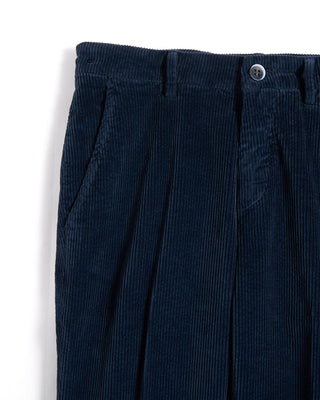 Masons Torino Mid Wale Corduroy Pants Blue 5969