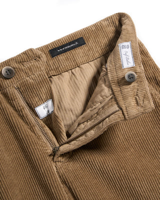 Masons Torino Mid Wale Corduroy Pants Khaki 5 5712
