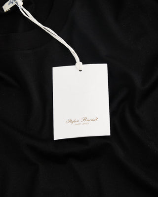 Stefan Brandt Eli Ultra "Urpima" Cotton T Shirt Black 5 1880