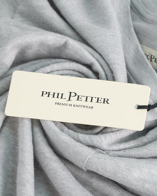 Phil Petter Long Sleeve Chest Pocket Linen Shirt Grey  5