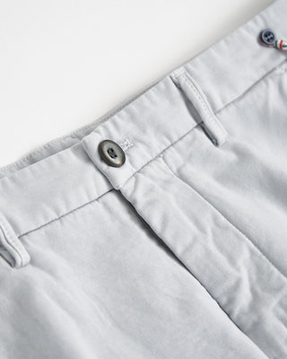 Masons Torino Jersey Signature Twill Stretch Casual Pants Silver  2