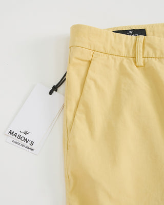 Masons Torino Style Solid Shorts Yellow 1 2