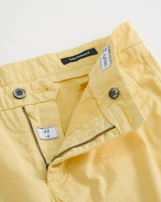 Masons Torino Style Solid Shorts Yellow 1 4