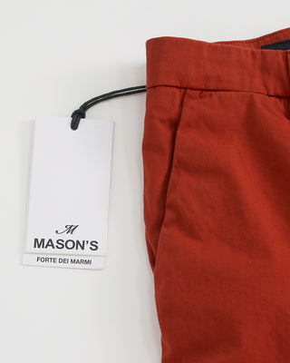 Masons Torino Style Solid Shorts Chili 1 1