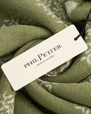 Phil Petter Floral Burst Knit Terry Boucle Short Sleeve Shirt Moss  5