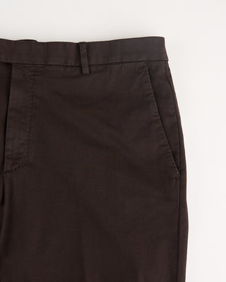 GTA Moda Cotton Flax Stretch Chinos Brown 6 1328
