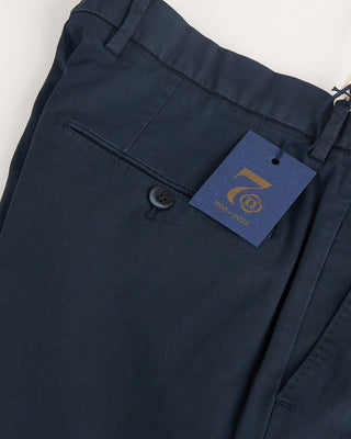 GTA Moda Cotton Flax Stretch Chinos Navy 2 1326