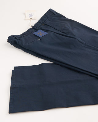 GTA Moda Cotton Flax Stretch Chinos Navy 3 1325