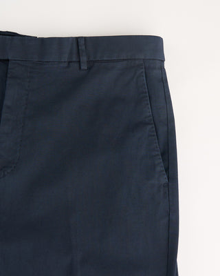 GTA Moda Cotton Flax Stretch Chinos Navy 6 1322