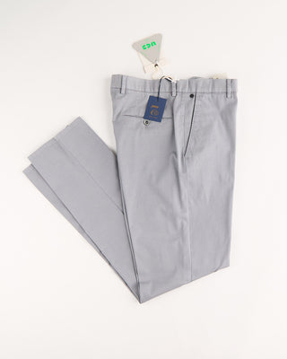 GTA Moda Cotton Flax Stretch Chinos Silver 1321