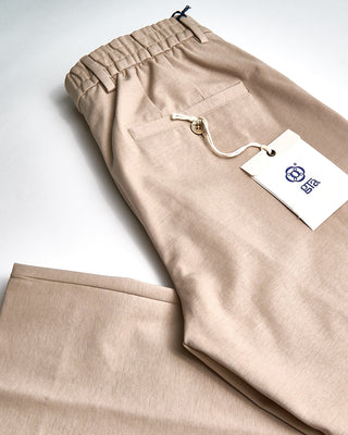 GTA Moda Cotton Stretch Luxury Casual Pants Beige 920