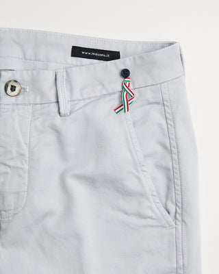 Masons Signature Jersey Torino Stretch Cotton Pants Silver 68
