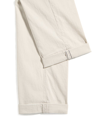 Masons Cotton  Silk Stretch Luxe Chino Pant Off White 6 10424