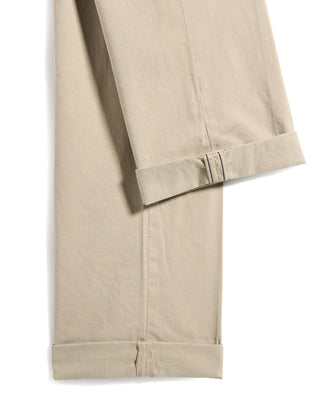 Masons Cotton  Silk Stretch Luxe Chino Pant Taupe 10419
