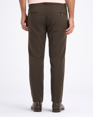 Masons Cotton Stretch Soft Touch Pant Chocolate 10 10934