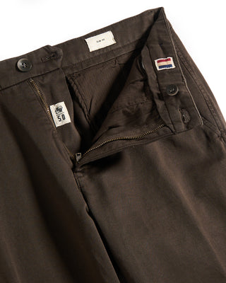 Masons Cotton Stretch Soft Touch Pant Chocolate 12 9399