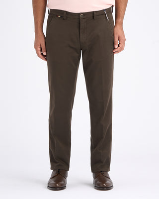 Masons Cotton Stretch Soft Touch Pant Chocolate 7 10932