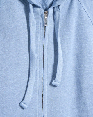 Stefan Brandt Jonathan Linen Jersey Zip Luxury Hoodie Light Blue 11 6447