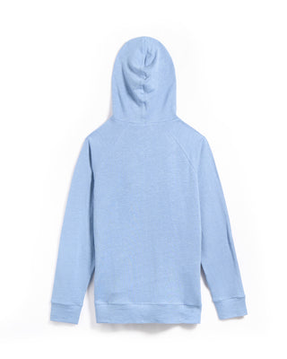 Stefan Brandt Jonathan Linen Jersey Zip Luxury Hoodie Light Blue 6 6474