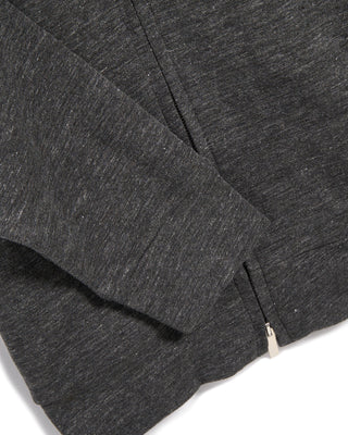 Stefan Brandt Jonathan Linen Jersey Zip Luxury Hoodie Anthracite 2 6478