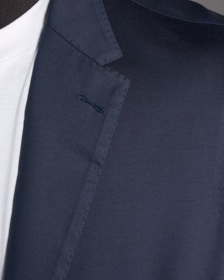 Stefan Brandt Luxury Cotton Stretch Sweater Blazer Navy 6 6547