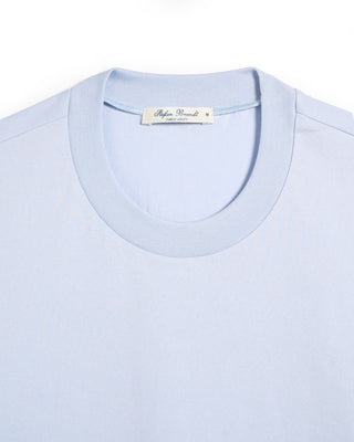 Stefan Brandt Eli Ultra Urpima Cotton T Shirt Light Blue 1 6459