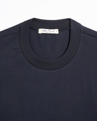 Stefan Brandt Eli Ultra Urpima Cotton T Shirt Navy 6453