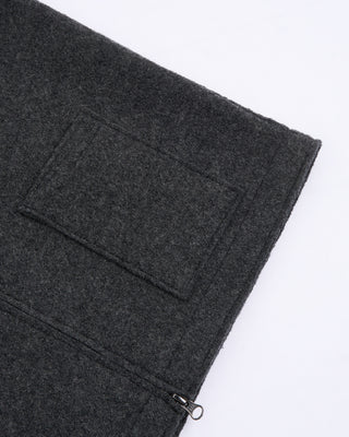 Phil Petter Boiled Wool Zipper Vest Grey 3 841