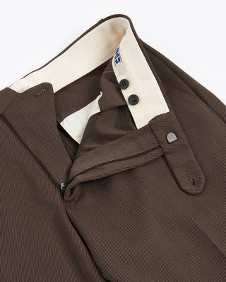 1 GTA Moda Easy Care Tech Wool Twill Regular Fit Dress Pants Taupe 134