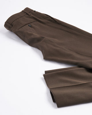 GTA Moda Easy Care Tech Wool Twill Regular Fit Dress Pants Taupe 2 133