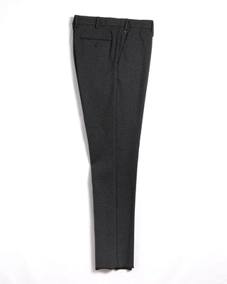 GTA Moda Technical Cotton Jersey Stretch Tailored Trousers Charcoal 1401