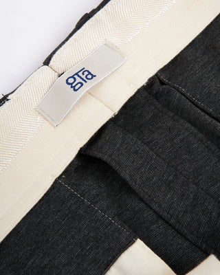 GTA Moda Technical Cotton Jersey Stretch Tailored Trousers Charcoal 1 139