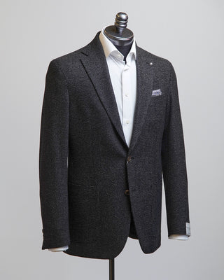 3GRE0940R Jack Victor Grey  Black Nailhead Comfortwear Hampton Fit Sport Jacket Grey  Black  8